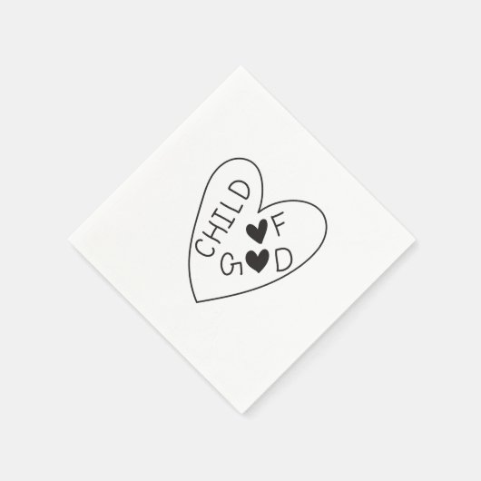 Child of God Serviette (Ecke)