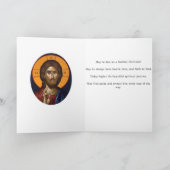 Child of Light Orthodox Baptism Card Karte (Innenseite)