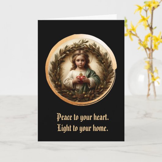 Child of the Sacred Flame Folded Greeting Card Karte (Gelbe Blume)