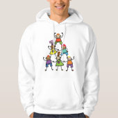 Child Pyramid Mens Hoodie (Vorderseite)
