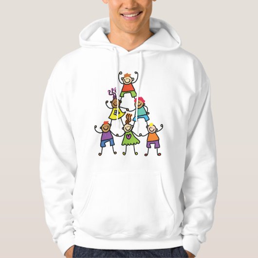 Child Pyramid Mens Hoodie (Vorderseite)