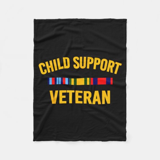 Child Suprt Veteran Shirts Patriots Veteran Flag Fleecedecke (Vorderseite)