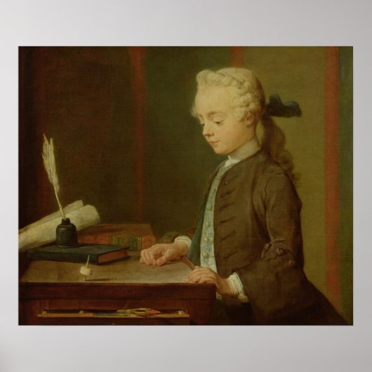Child with a Teetotum, 1738 Poster (Vorne)