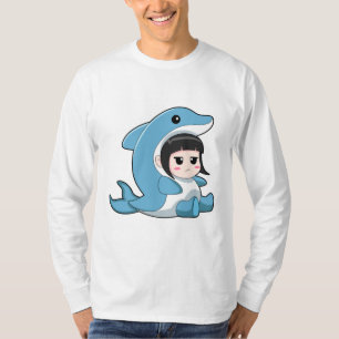 Child with Dolphin Costume T-Shirt