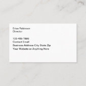 Childcare Center Theme Business Cards  Visitenkarte (Rückseite)