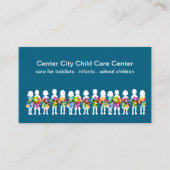 Childcare Center Theme Business Cards  Visitenkarte (Vorderseite)