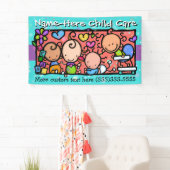 Childcare.Daycare.Pre-School.Customizable Banner (Insitu)