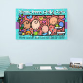 Childcare.Daycare.Pre-School.Customizable Banner (Messeveranstaltung)