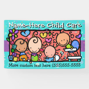 Childcare.Daycare.Pre-School.Customizable Banner