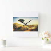 Childe Harold-Pilgerreise von Joseph Turner Quadratische Wanduhr (Zuhause)