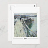 Childe Hassam #119-2 - Fine Art Postcard Postkarte (Vorne/Hinten)