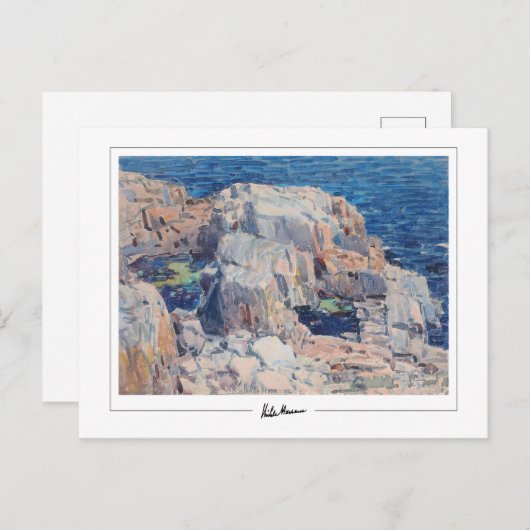 Childe Hassam #132-2 - Fine Art Postcard Postkarte (Vorne/Hinten)