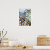 Childe Hassam - 14. Juli, Rue Daunou Poster (Küche)
