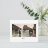 Childe Hassam #17-2 - Fine Art Postcard Postkarte (Stehend Vorderseite)