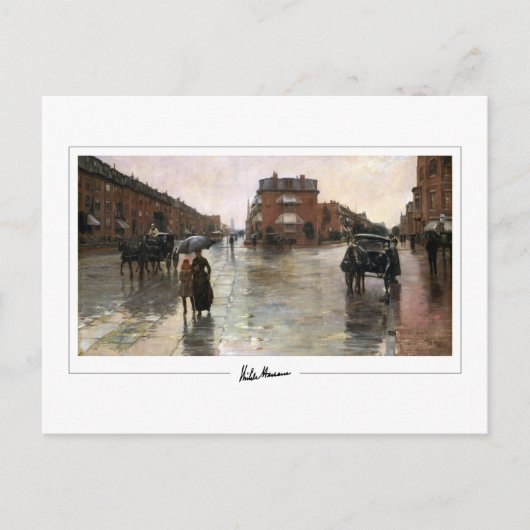 Childe Hassam #17-2 - Fine Art Postcard Postkarte (Vorderseite)