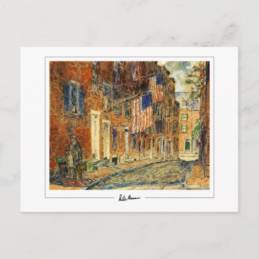 Childe Hassam #185-2 - Fine Art Postcard Postkarte (Vorderseite)