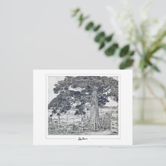 Childe Hassam #220-2 - Fine Art Postcard Postkarte (Stehend Vorderseite)