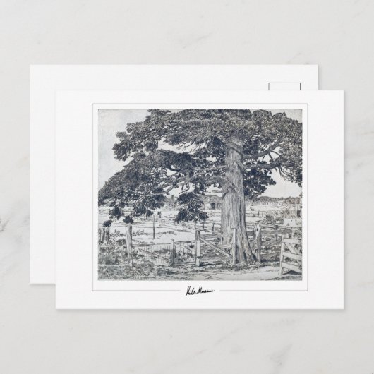 Childe Hassam #220-2 - Fine Art Postcard Postkarte (Vorne/Hinten)