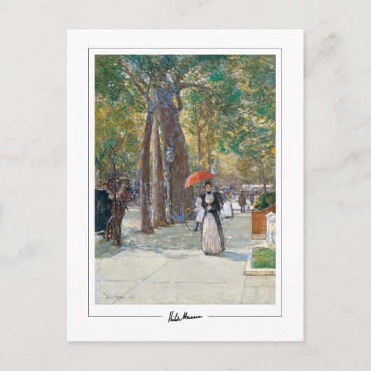 Childe Hassam #241-2 - Fine Art Postcard Postkarte (Vorderseite)