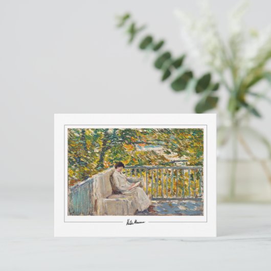 Childe Hassam #255-2 - Fine Art Postcard Postkarte (Stehend Vorderseite)