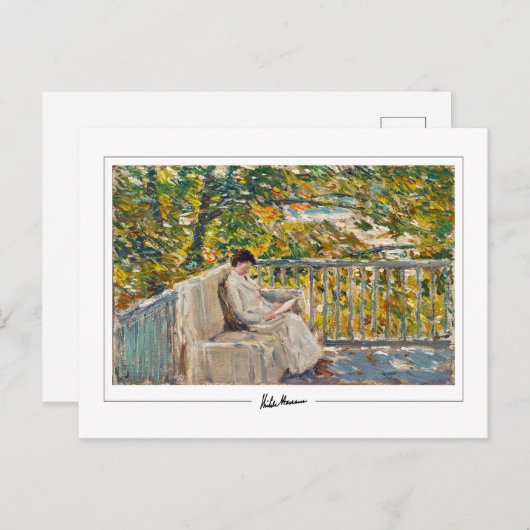 Childe Hassam #255-2 - Fine Art Postcard Postkarte (Vorne/Hinten)