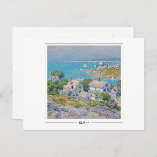 Childe Hassam #287-2 - Fine Art Postcard Postkarte (Vorne/Hinten)