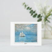 Childe Hassam #321-2 - Fine Art Postcard Postkarte (Stehend Vorderseite)