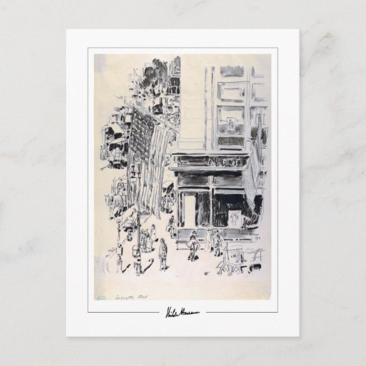 Childe Hassam #341-2 - Fine Art Postcard Postkarte (Vorderseite)