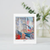 Childe Hassam #425-2 - Fine Art Postcard Postkarte (Stehend Vorderseite)