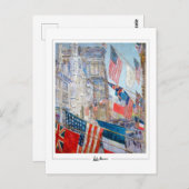 Childe Hassam #425-2 - Fine Art Postcard Postkarte (Vorne/Hinten)