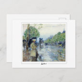 Childe Hassam #448-2 - Fine Art Postcard Postkarte (Vorne/Hinten)
