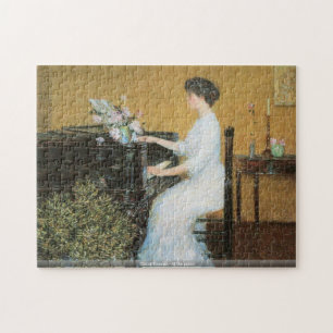Childe Hassam - am Klavierpuzzlespiel Puzzle