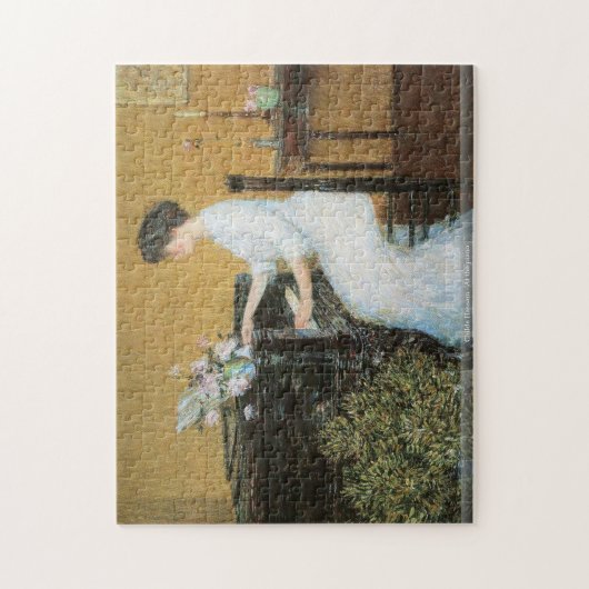 Childe Hassam - am Klavierpuzzlespiel Puzzle (Vertikal)