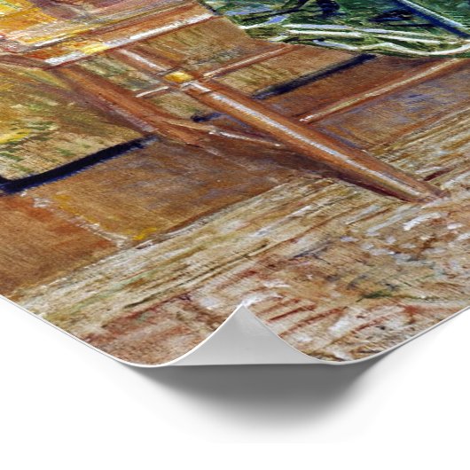 Childe Hassam April (Das grüne Gewand) Poster (Ecke)