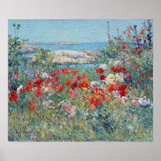 Childe Hassam Celia Thaxter Garden Isles of Shoals Poster (Vorne)