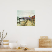 Childe Hassam - Charles River und Beacon Hill Poster (Küche)