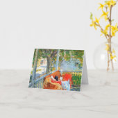 Childe Hassam - Couch und Veranda bei Cos Cob Karte (Gelbe Blume)