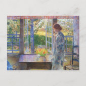 Childe Hassam - Das Goldfish-Fenster Postkarte (Vorderseite)
