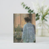 Childe Hassam - Der Tischgarten Postkarte (Stehend Vorderseite)