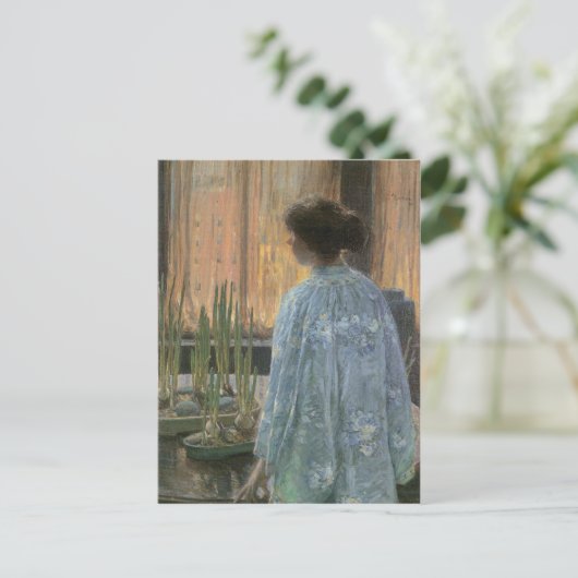 Childe Hassam - Der Tischgarten Postkarte (Stehend Vorderseite)