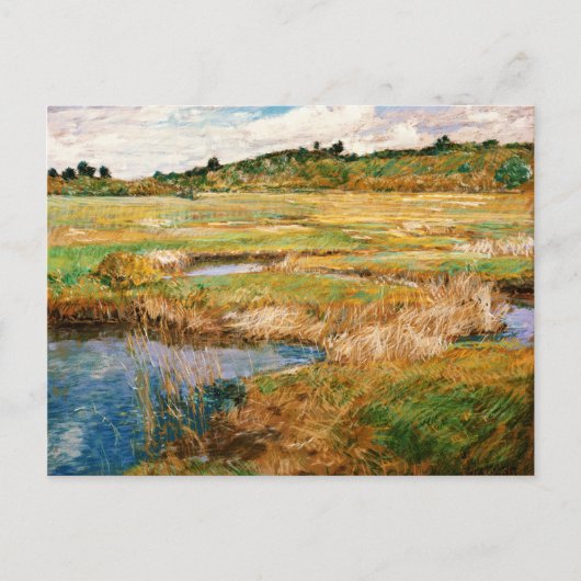 Childe Hassam - Die Concord Meadow Postkarte (Vorderseite)