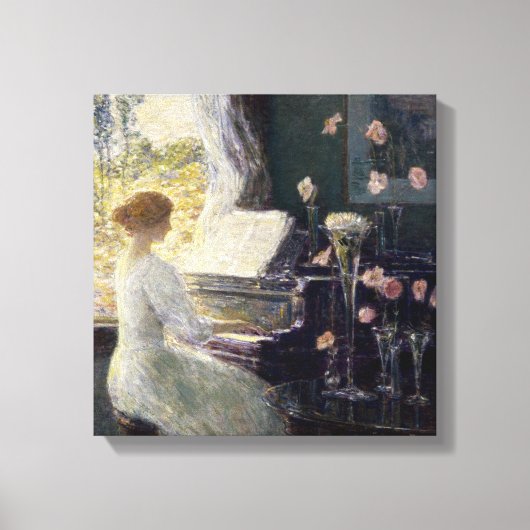 Childe Hassam - Die Sonata Leinwanddruck (Vorderseite)