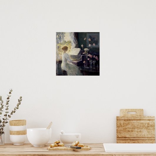 Childe Hassam - Die Sonata Poster (Küche)