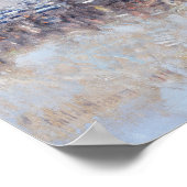 Childe Hassam Flags on Waldorf Painting Art Poster (Ecke)