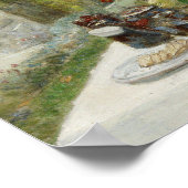 Childe Hassam - Französischer Teegarten Poster (Ecke)