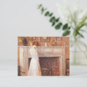 Childe Hassam - Im alten Haus Postkarte (Stehend Vorderseite)