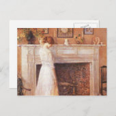 Childe Hassam - Im alten Haus Postkarte (Vorne/Hinten)