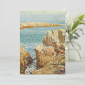 Childe Hassam - Küstenzonen, Inseln von Schuhen Dankeskarte (Stehend Vorderseite)