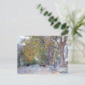 Childe Hassam - Main Street East Hampton Postkarte (Stehend Vorderseite)