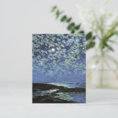 Childe Hassam - Mondlicht, Insel der Schuhe Dankeskarte (Stehend Vorderseite)